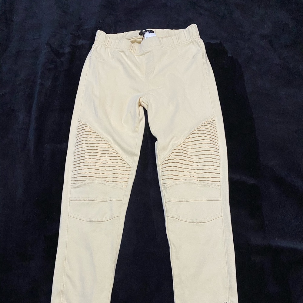 Light yellow jeggings
